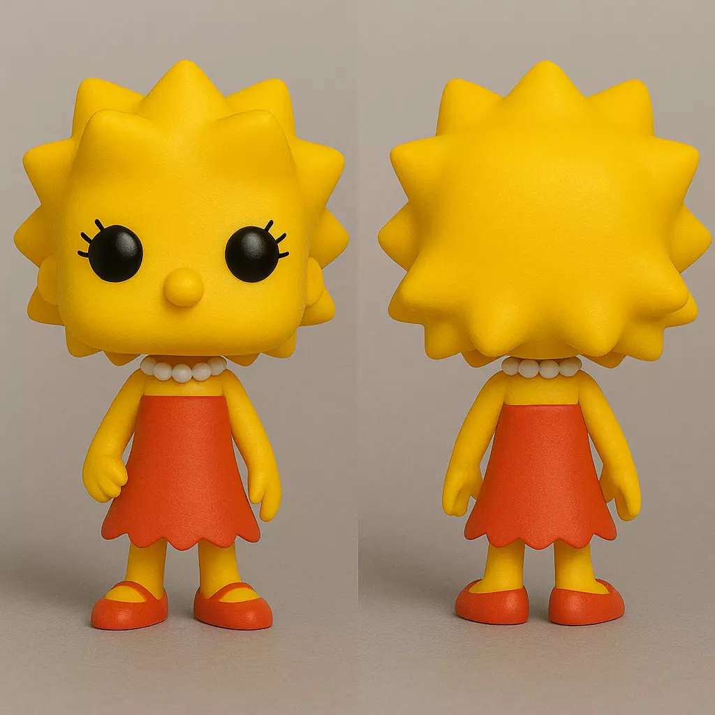 Funko The Simpsons - Lisa Simpson 3D print model_0
