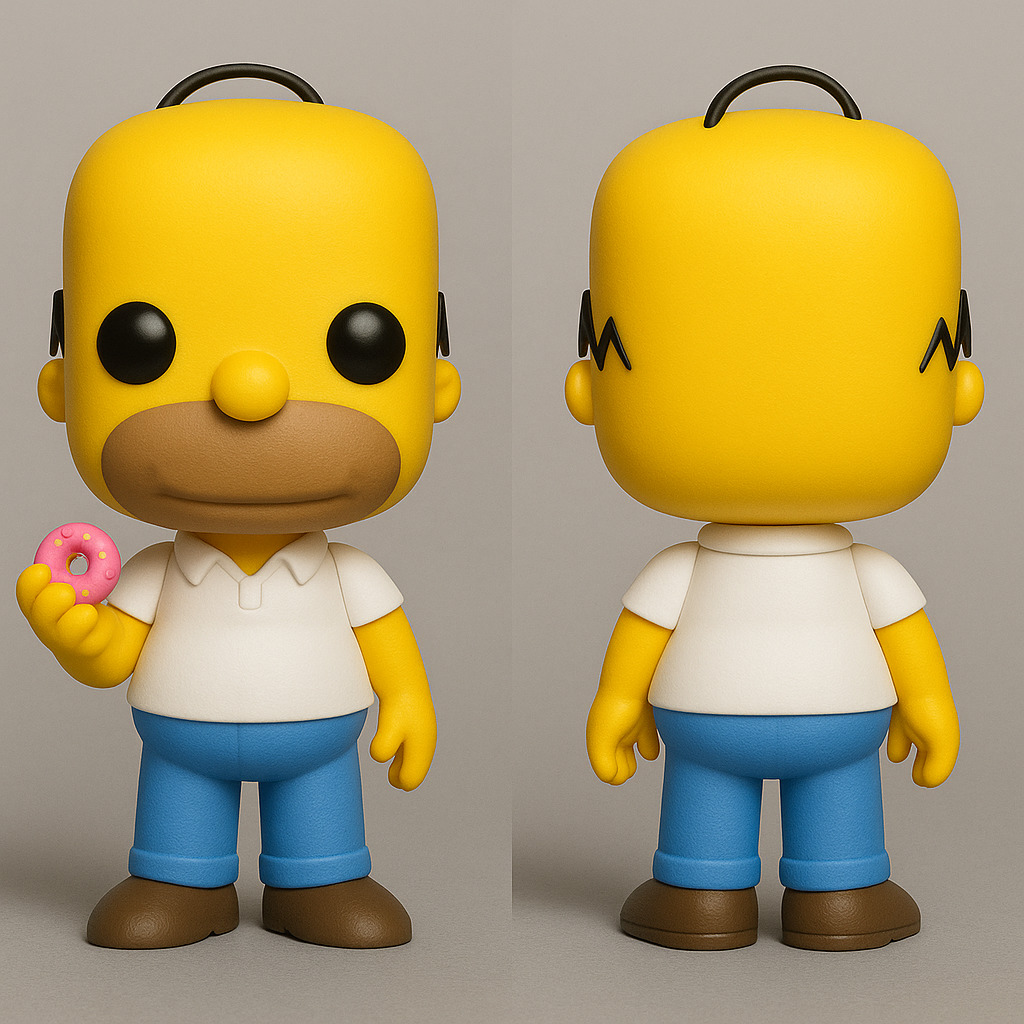 Funko The Simpsons - PACK 6 Characters 3D print model_2