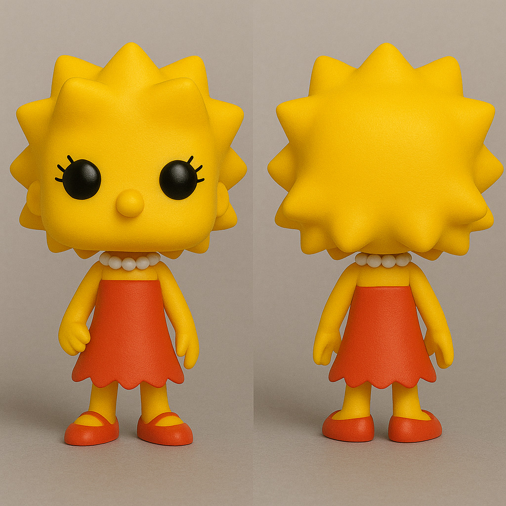 Funko The Simpsons - PACK 6 Characters 3D print model_5