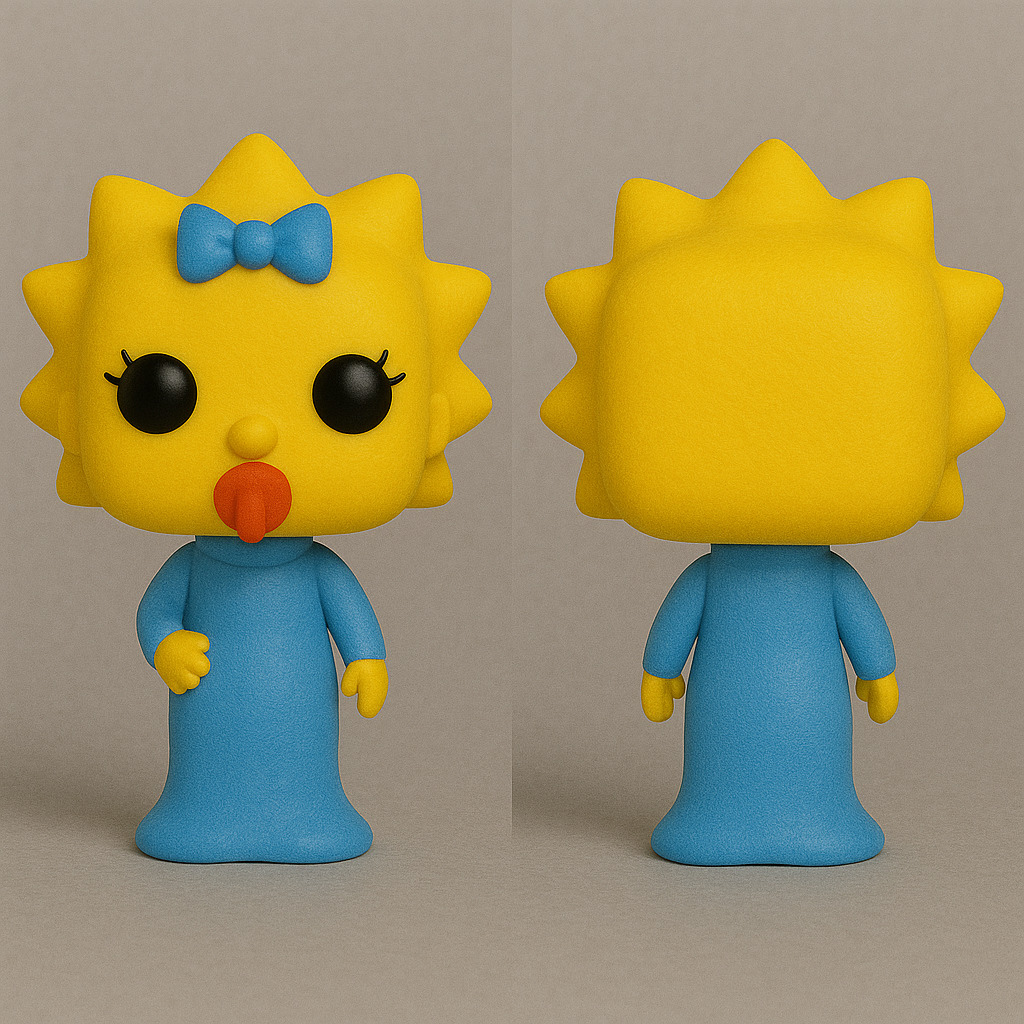 Funko The Simpsons - PACK 6 Characters 3D print model_4