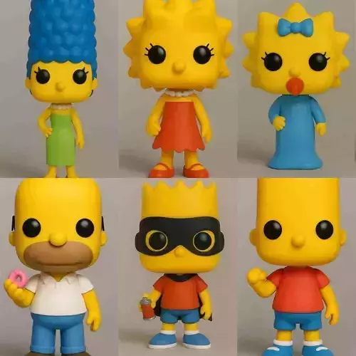 Funko The Simpsons - PACK 6 Characters