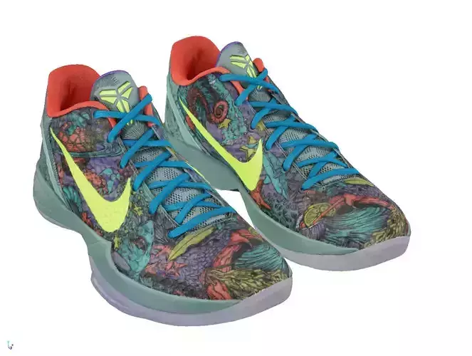Nike Kobe 6 PRELUDE All Star MVP Low-poly 3D model
