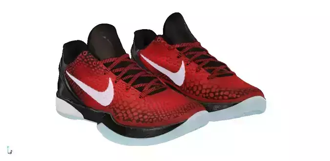 Nike kobe 6 protro ALLSTAR Low-poly 3D model