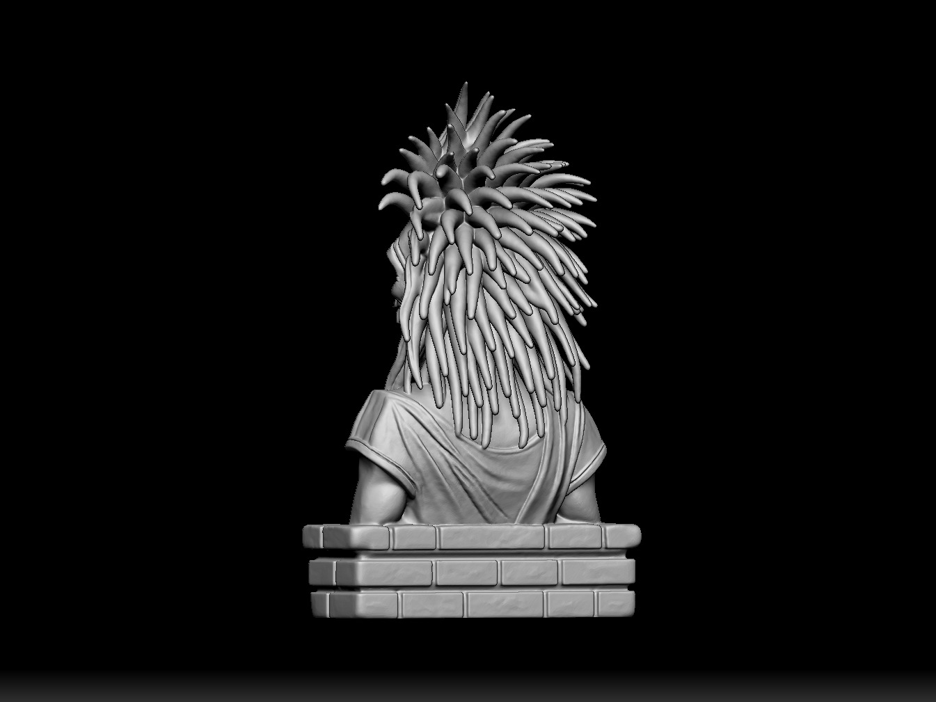 EDDIE IRON MAIDEN BUST 1980 ART 3D print model_4