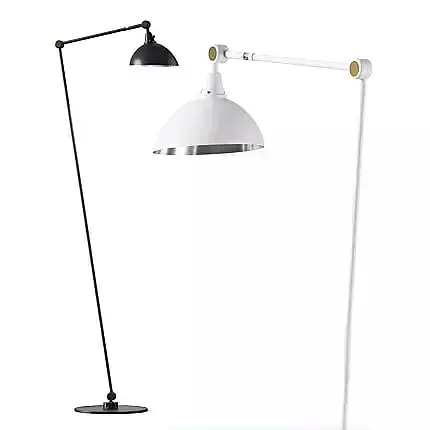 Industrial Floor Lamp Set 