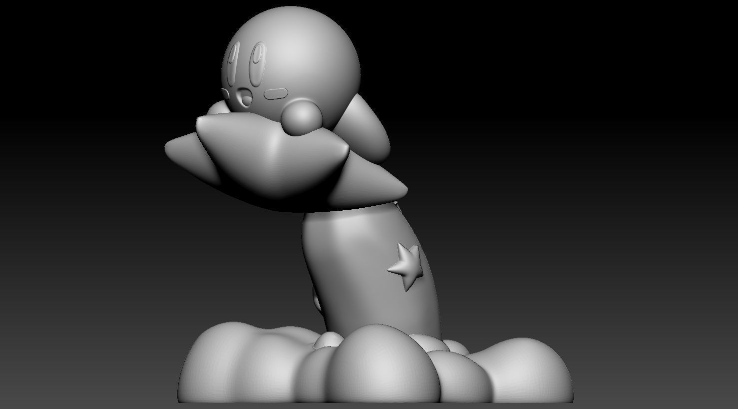 Kirby Star Flight Fanart 3D print model_4