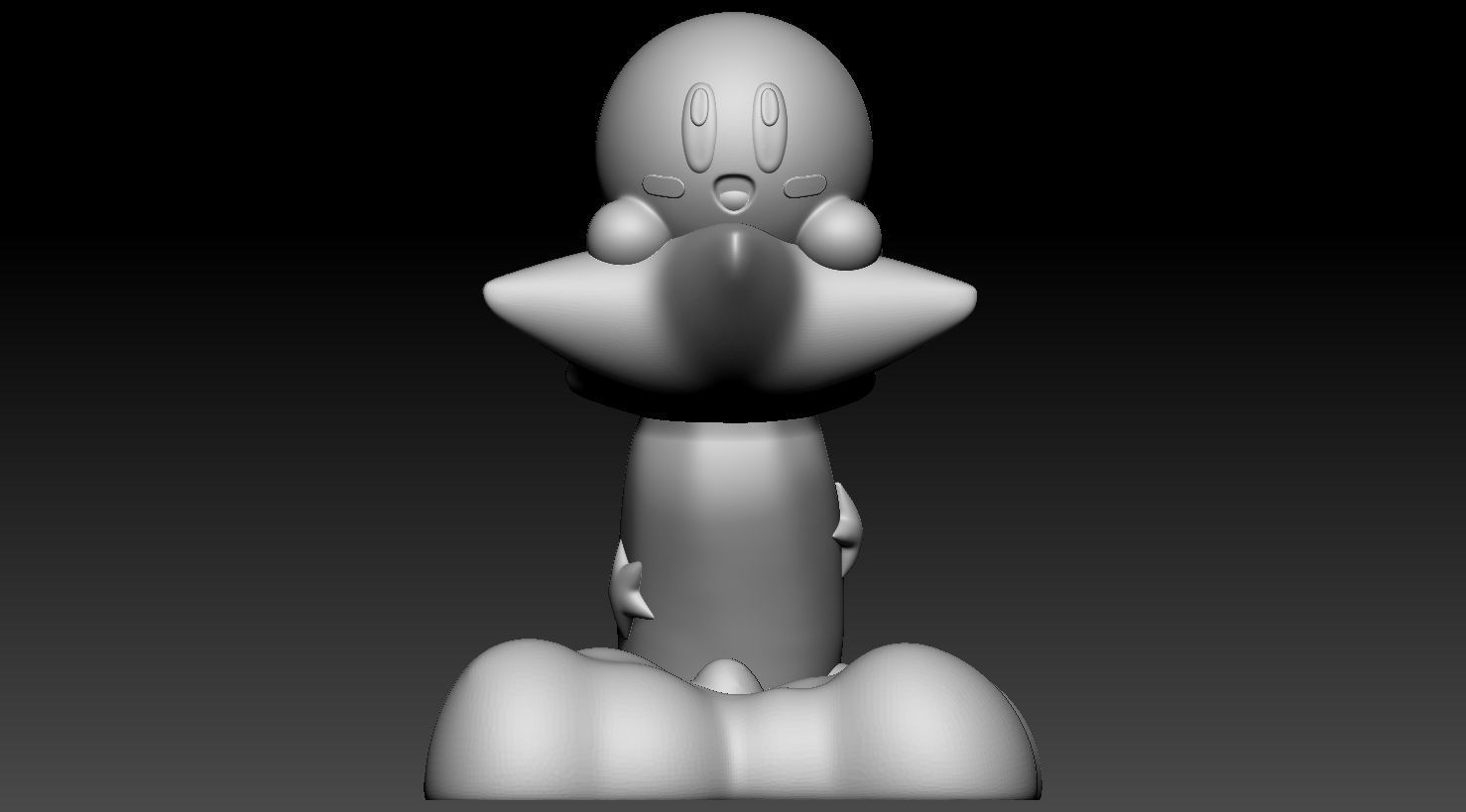 Kirby Star Flight Fanart 3D print model_2