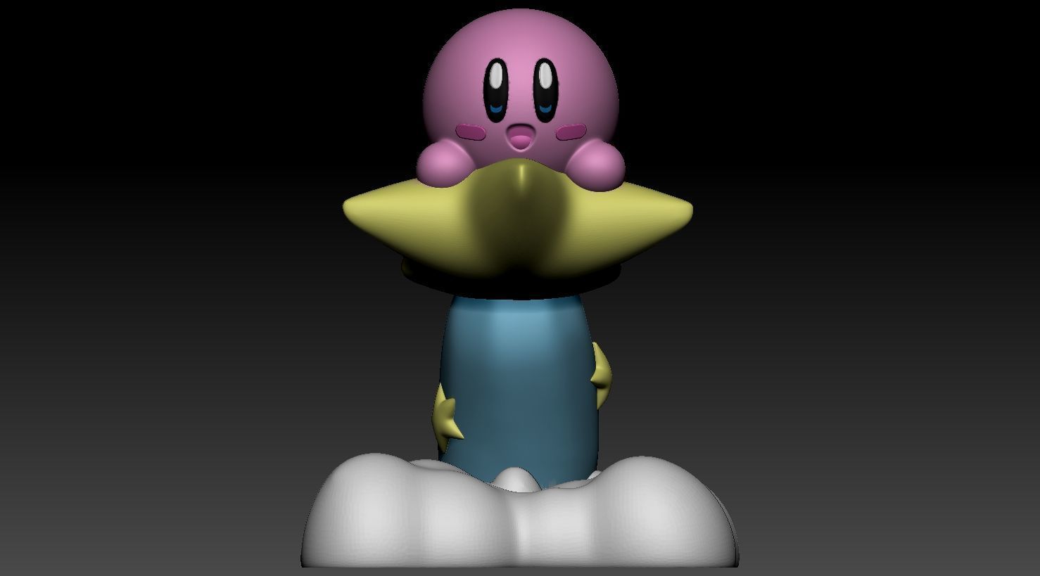 Kirby Star Flight Fanart 3D print model_1