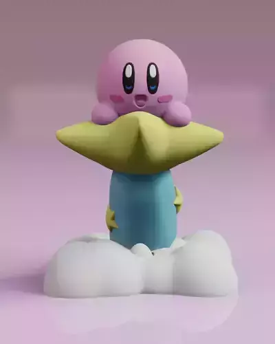 Kirby Star Flight Fanart 3D print model