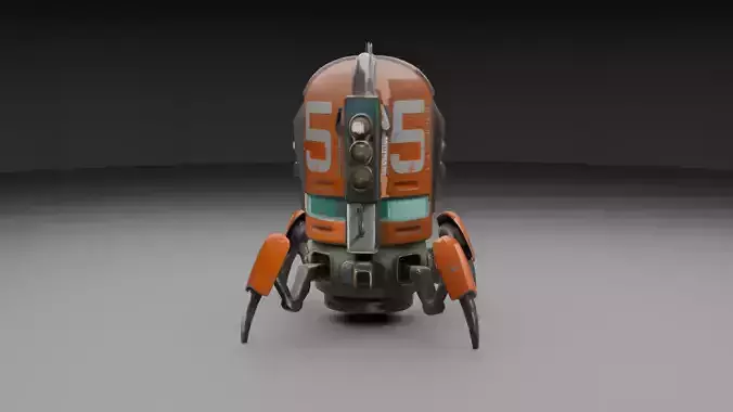 SpiderBot 5 3D model