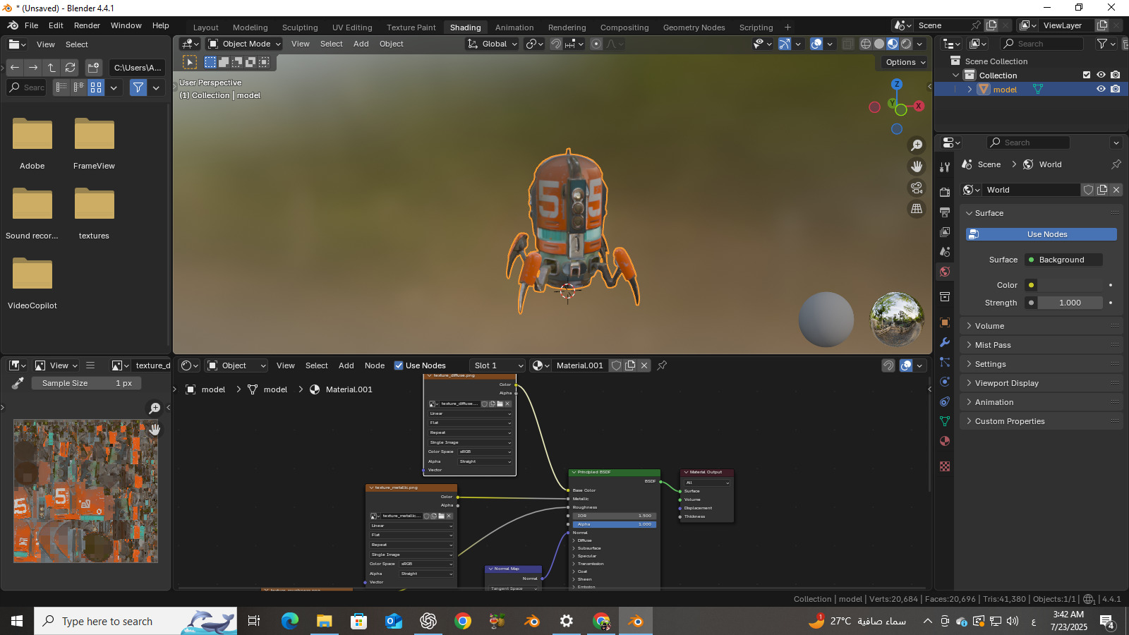 SpiderBot 5 3D model_7
