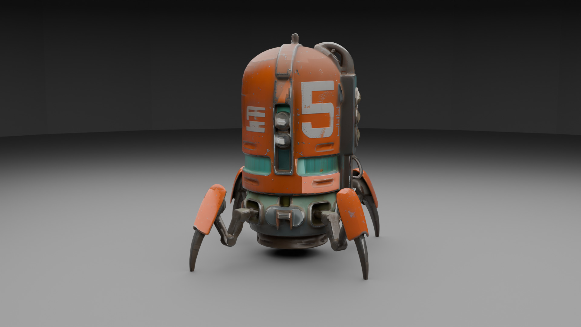 SpiderBot 5 3D model_2