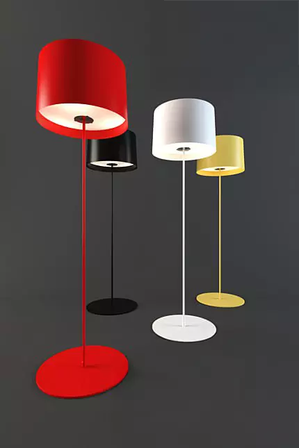 Modern Floor Lamp Set 3D model