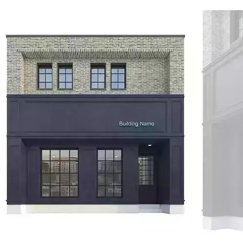 Modern Commercial Building No11 3D model