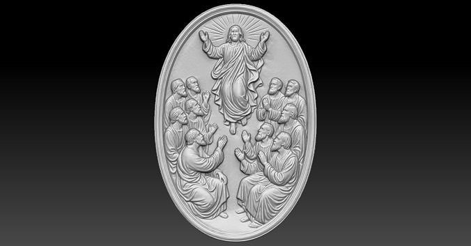 1 Jesus is resurrected CNC Relief Model 3D print model