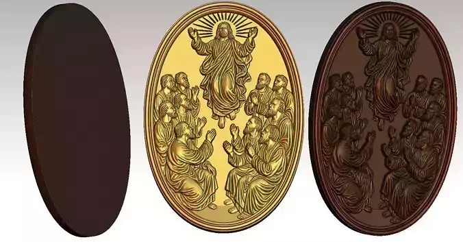 1 Jesus is resurrected CNC Relief Model