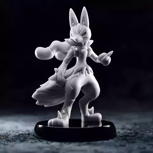 Mega Lucario  stl