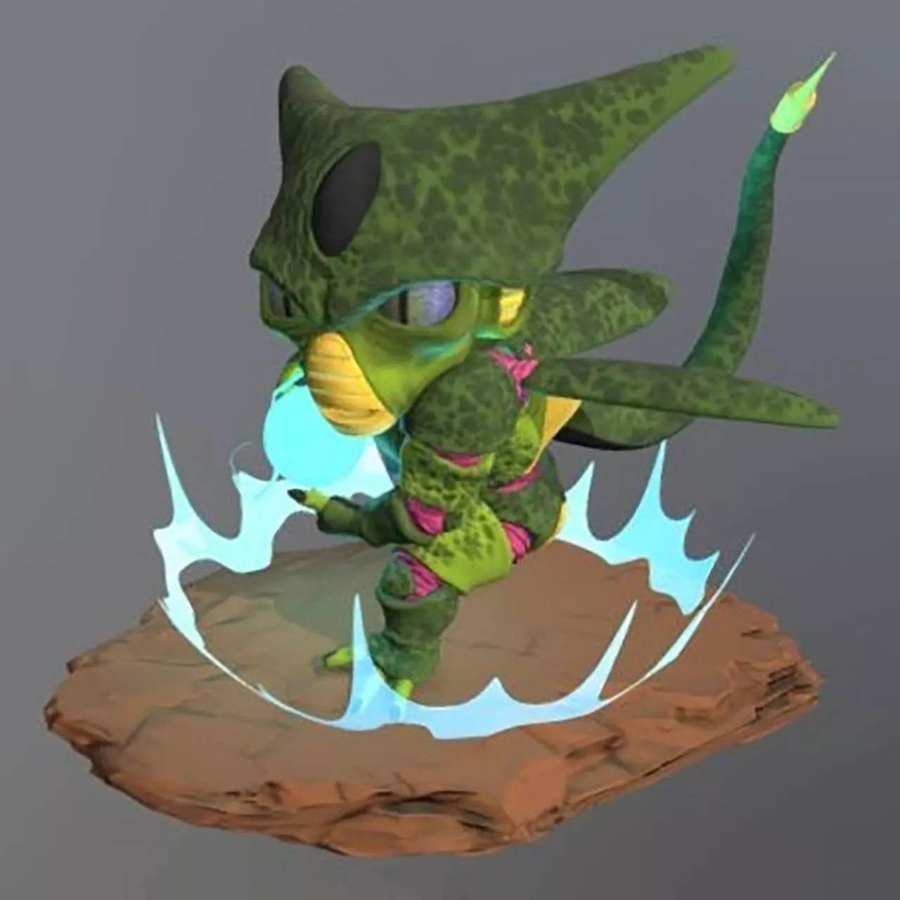 Cell Chibi Dragon Ball Z 3D print model