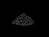 Stylized Coal Pile 3D Model - AI Low-poly 3D model_1