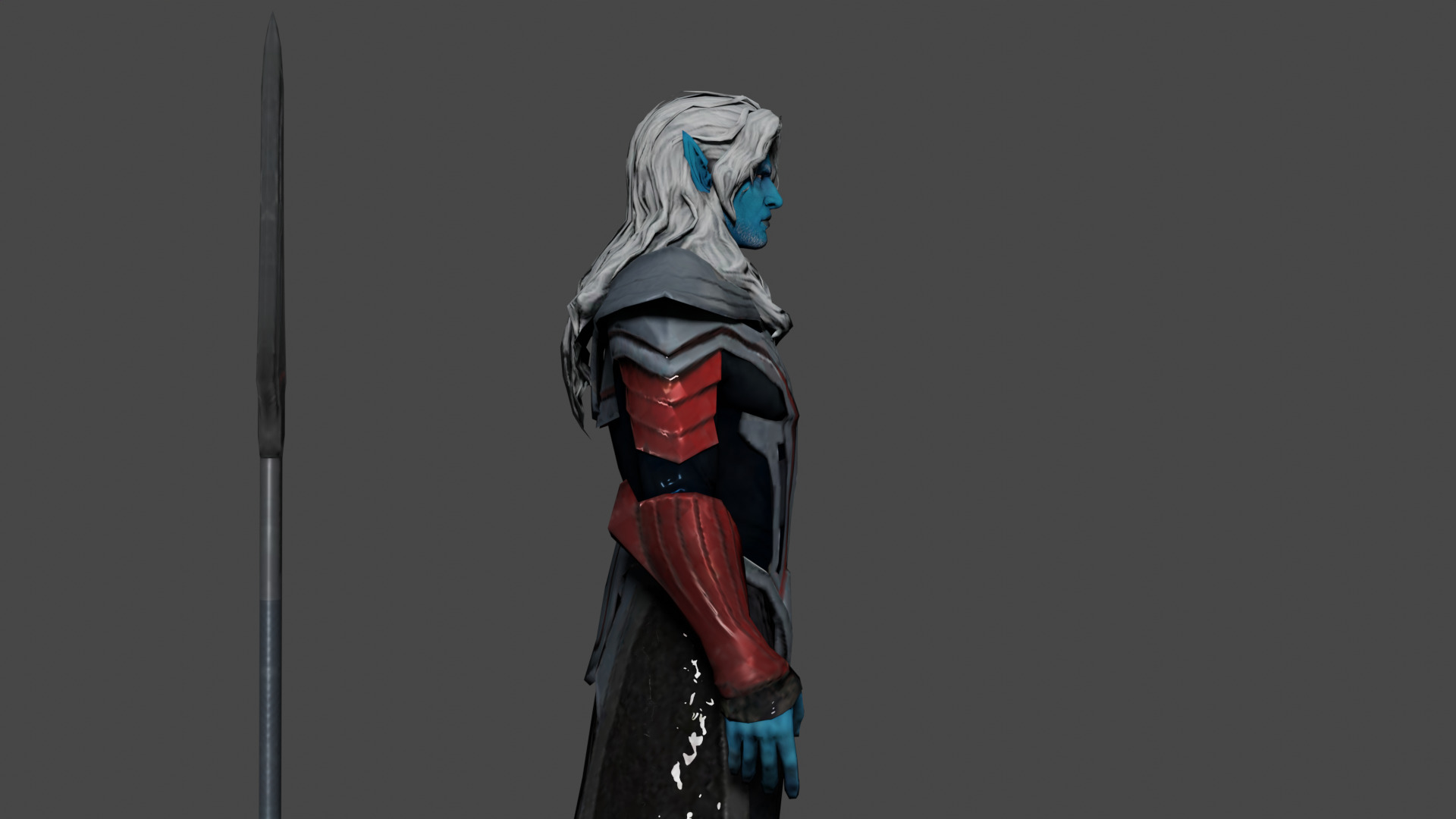 Malekith Low-poly 3D model_3