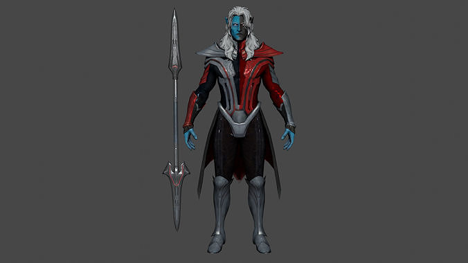 Malekith Low-poly 3D model