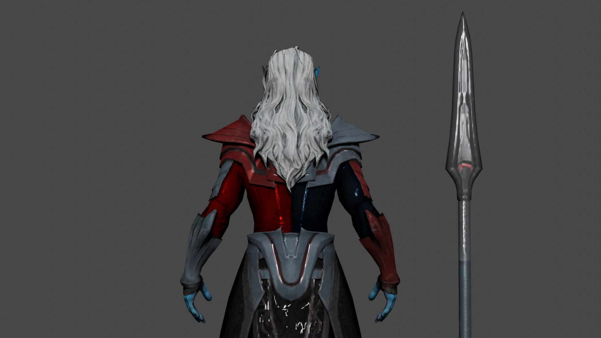 Malekith Low-poly 3D model_5