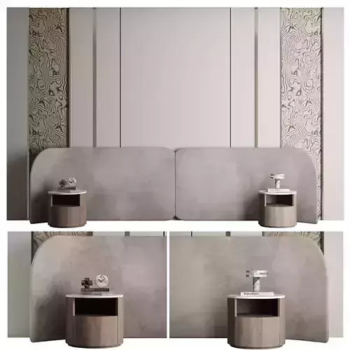 Headboard Wall Panel Composition 20