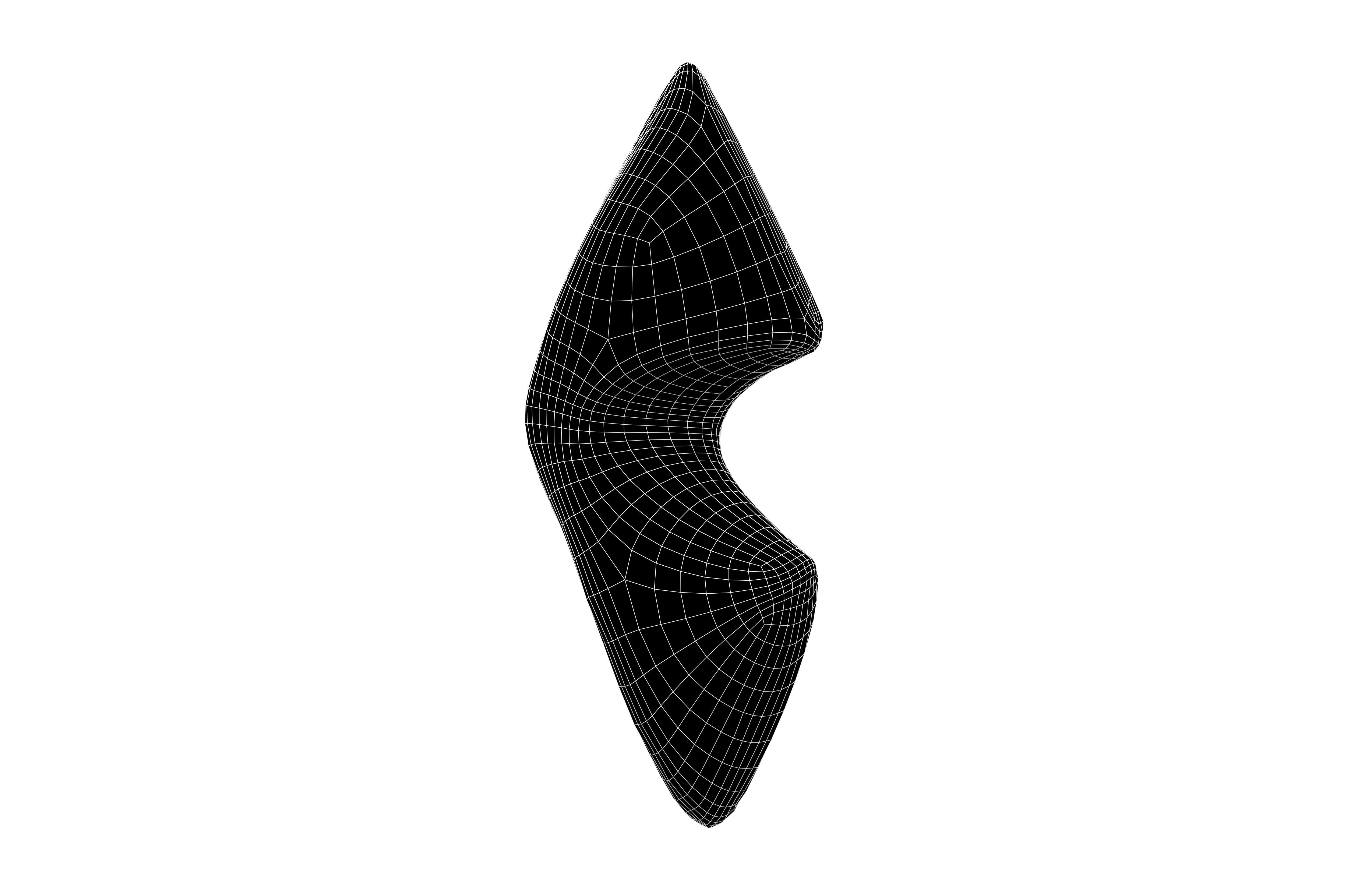 Abstract Shape Gem v1 008 Low-poly 3D model_5