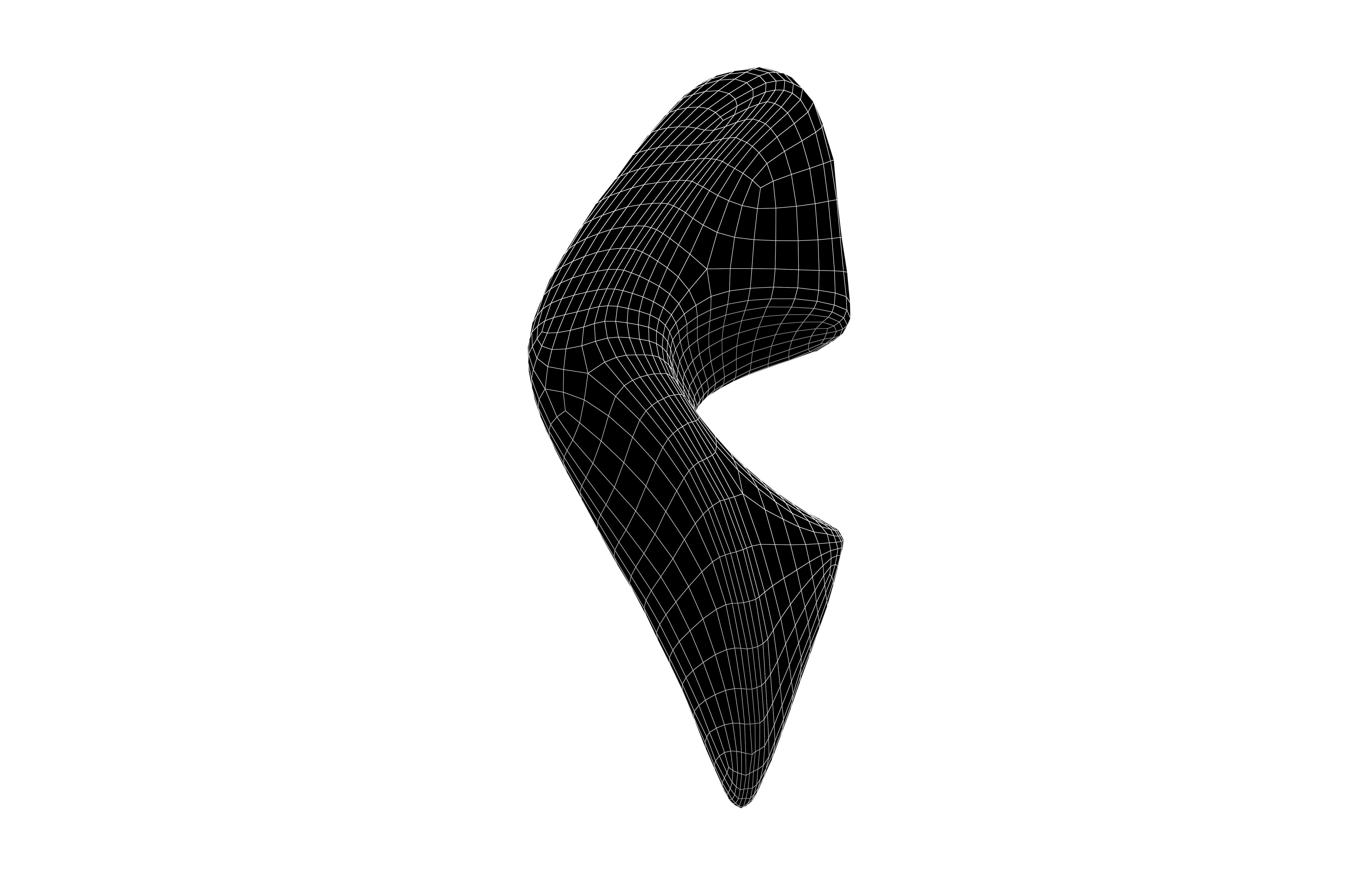 Abstract Shape Gem v1 008 Low-poly 3D model_7