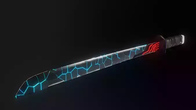 Shattered Sci-Fi Sword Blade 300 Plus Fragmented Blade Pieces