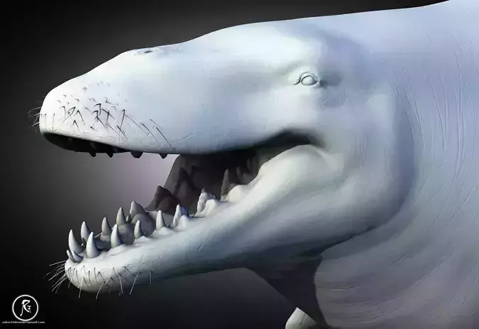 Basilosaurus  The Serpent Whale of Prehistoric Oceans 3D print model