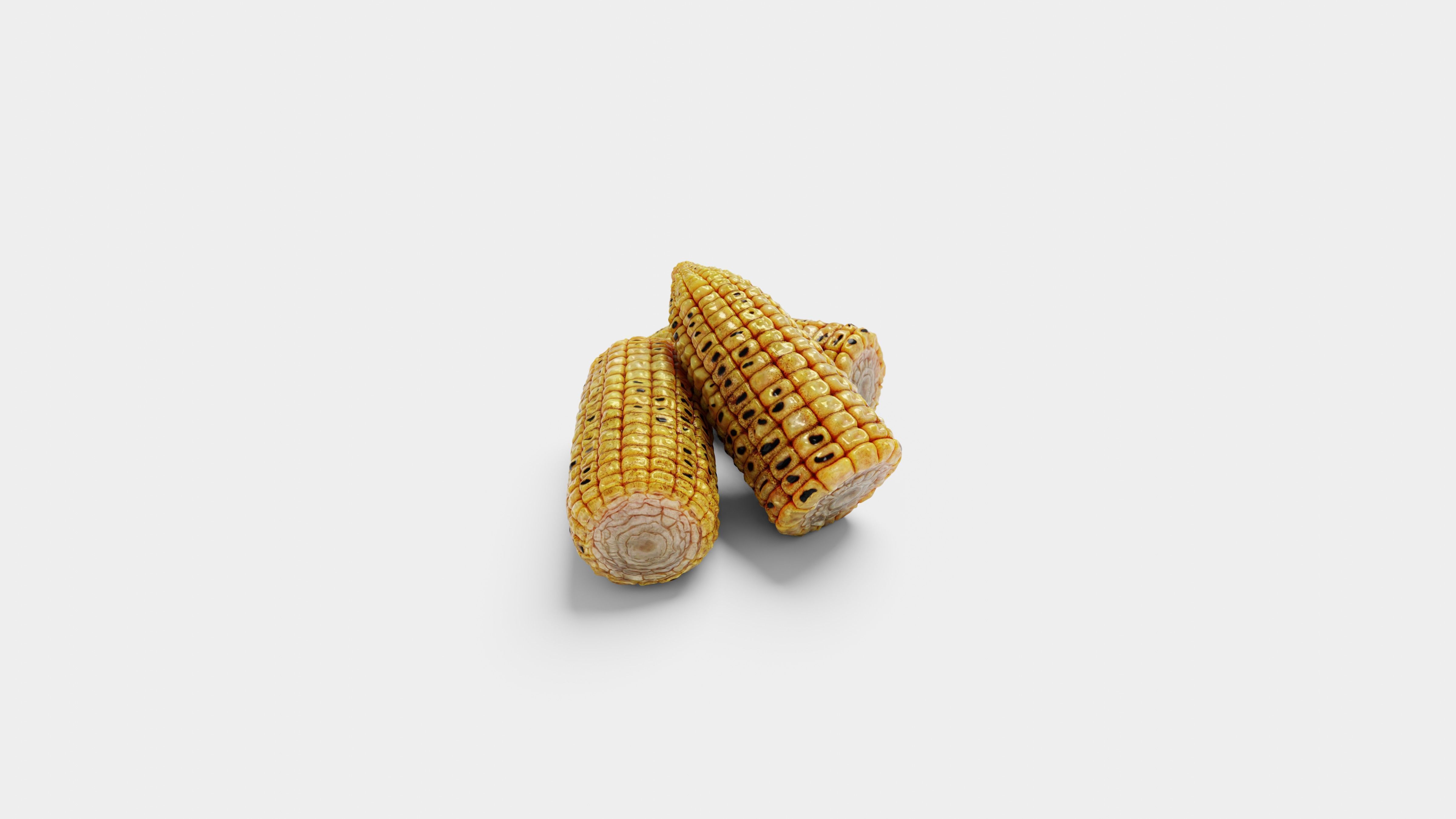 Grilled Corn - High Poly 3D Model 3D model_5