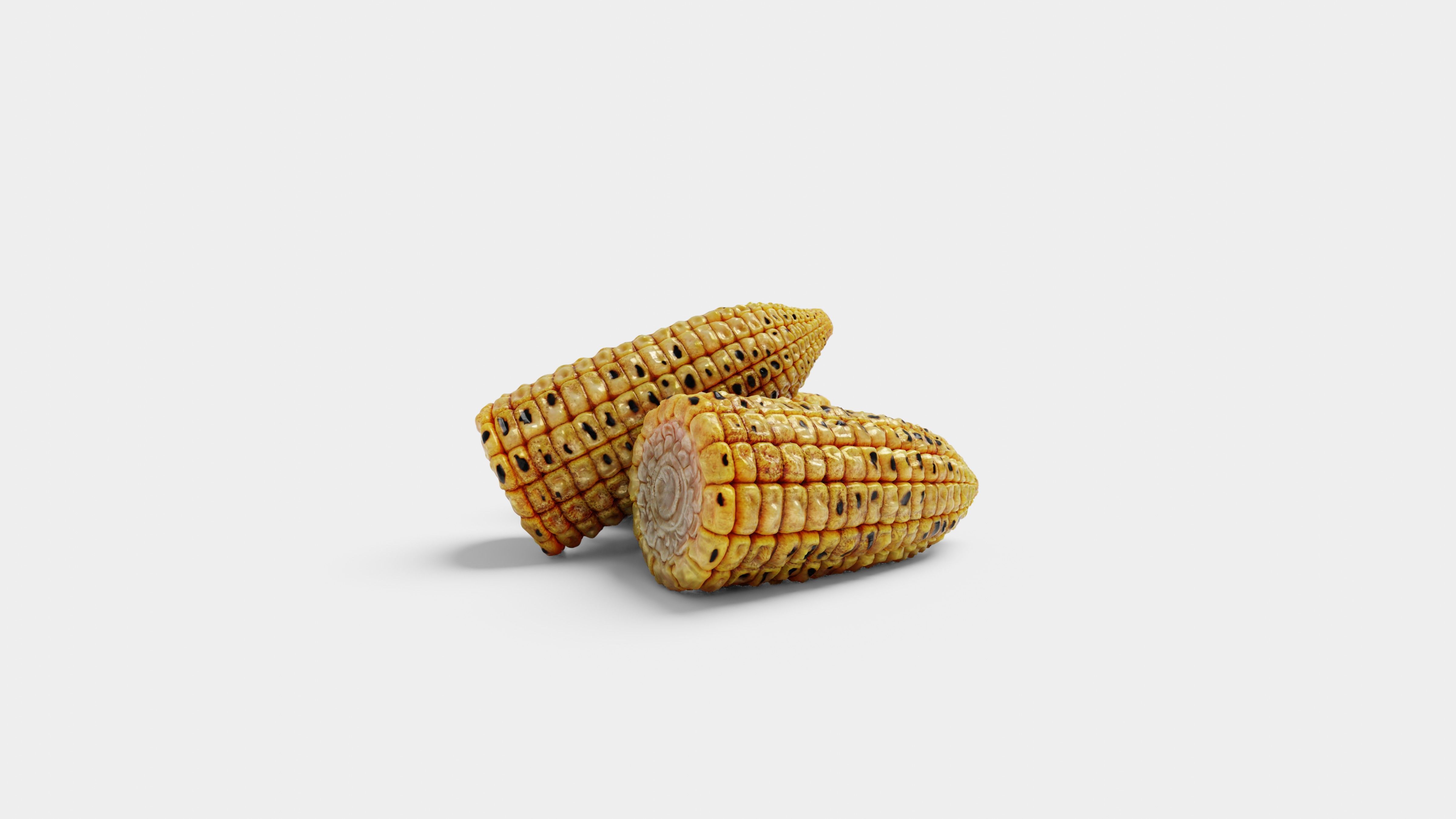 Grilled Corn - High Poly 3D Model 3D model_2
