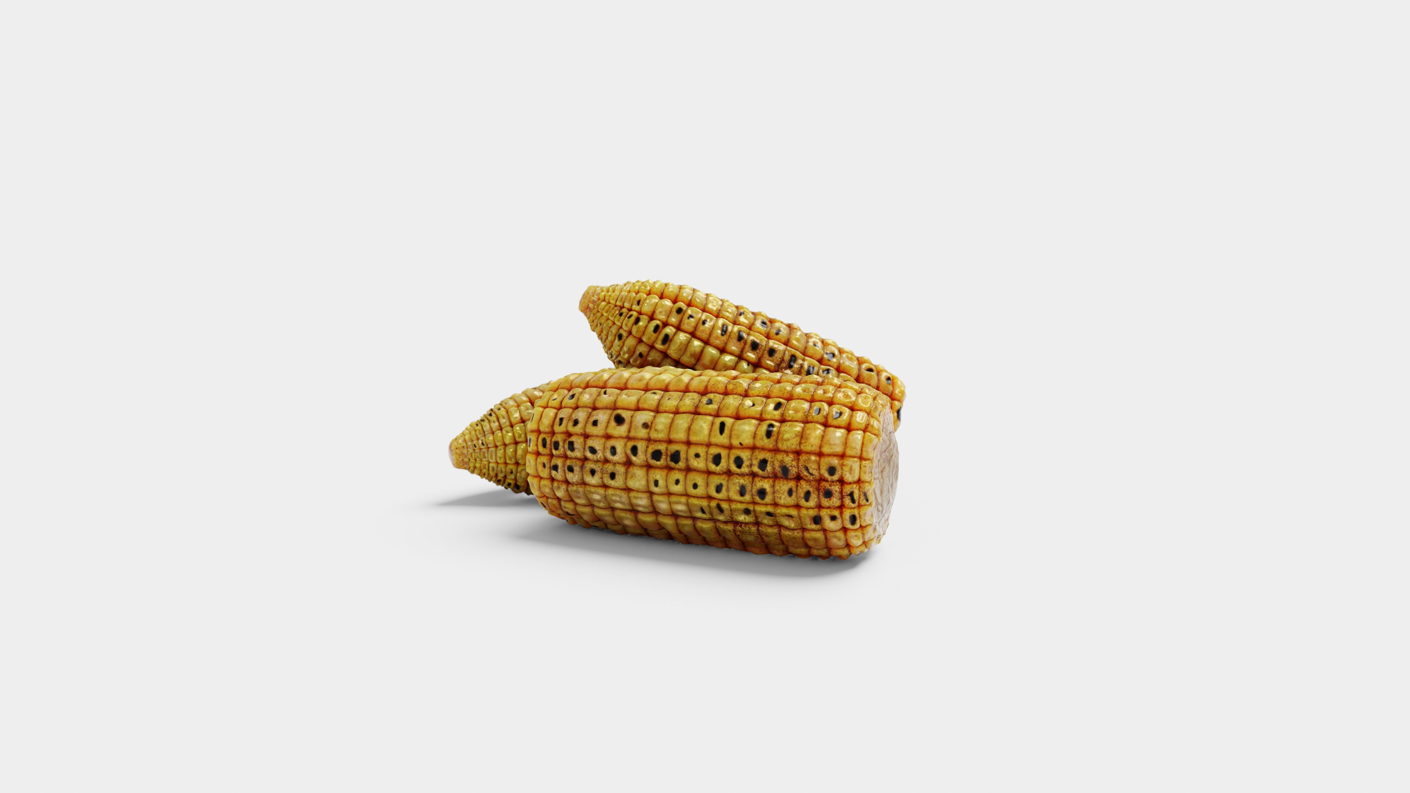 Grilled Corn - High Poly 3D Model 3D model_4
