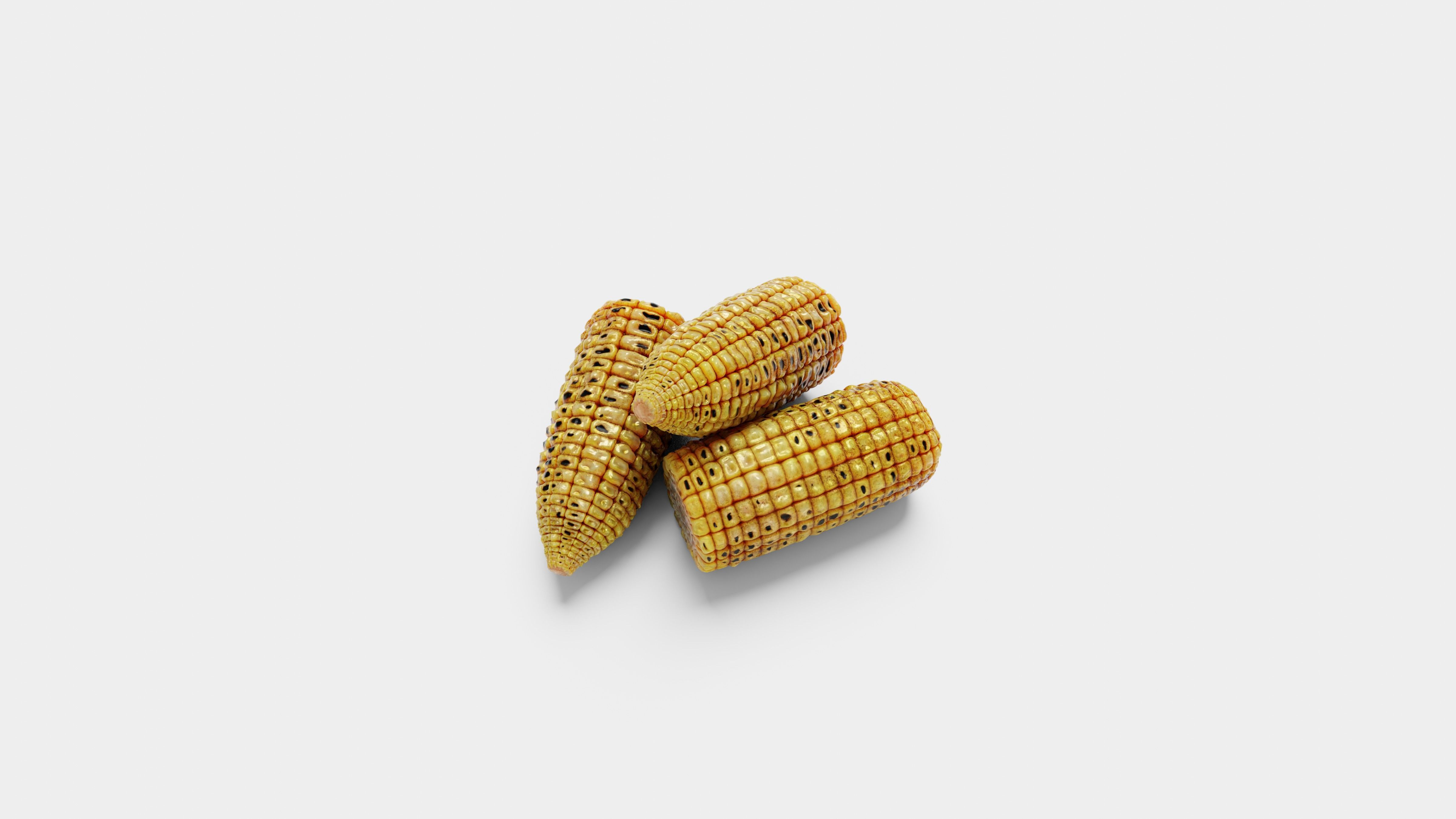 Grilled Corn - High Poly 3D Model 3D model_7