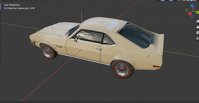 AMC AMX 1968  3D model 4