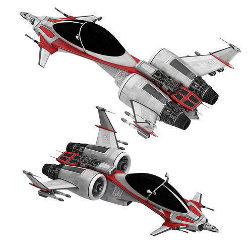 military unmanned aerial vehicle  Low-poly 3D model