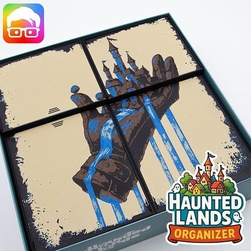 Haunted Lands board game organizer by ammedia3d 3D print model
