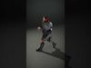 Viking Warrior Rigged and Animated Character Model Low-poly 3D model_2