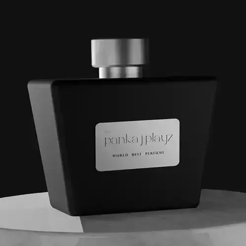 luxury 3d perfume bottle Low-poly 3D model