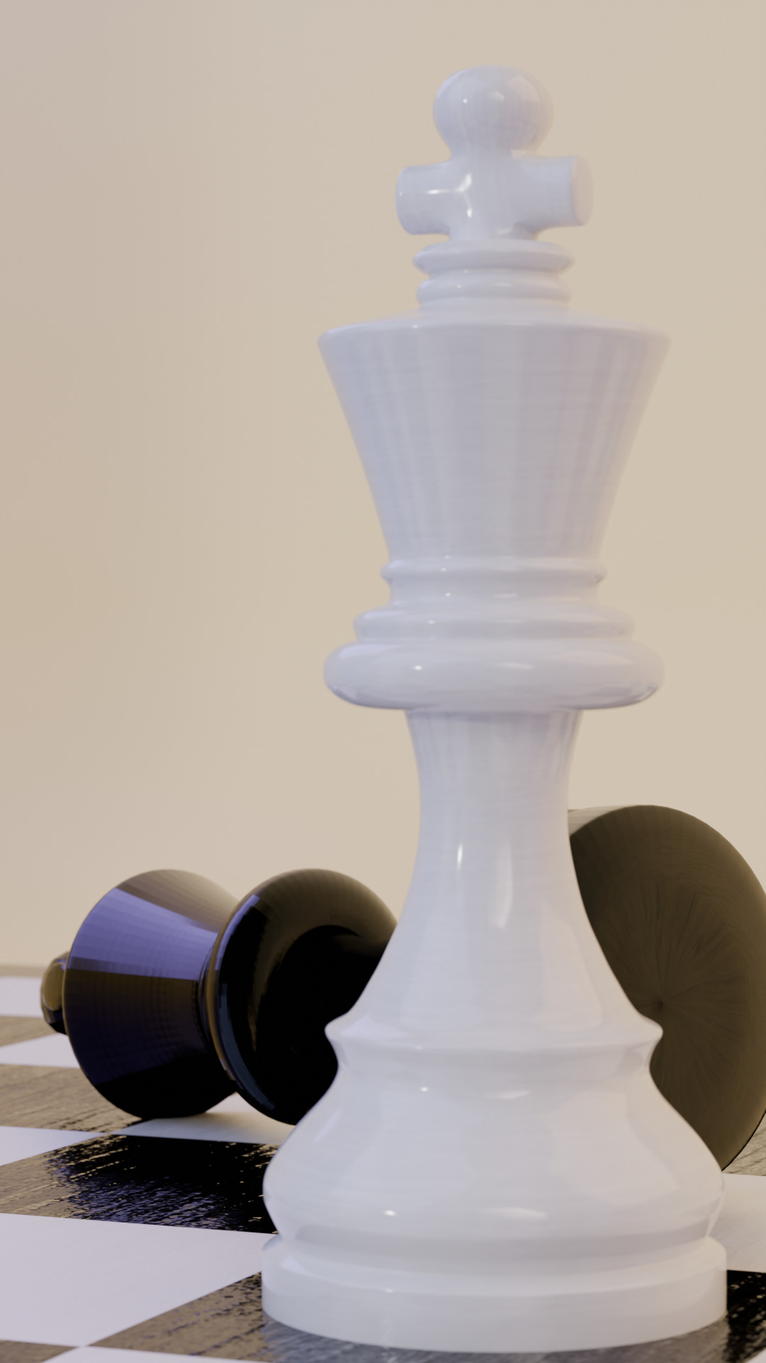 Realistic Chess Set 3D Model 3D model_2