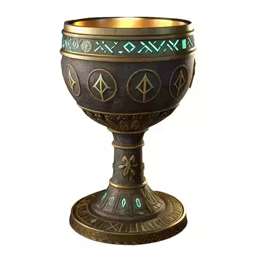 Mystic Obsidian Rune Goblet