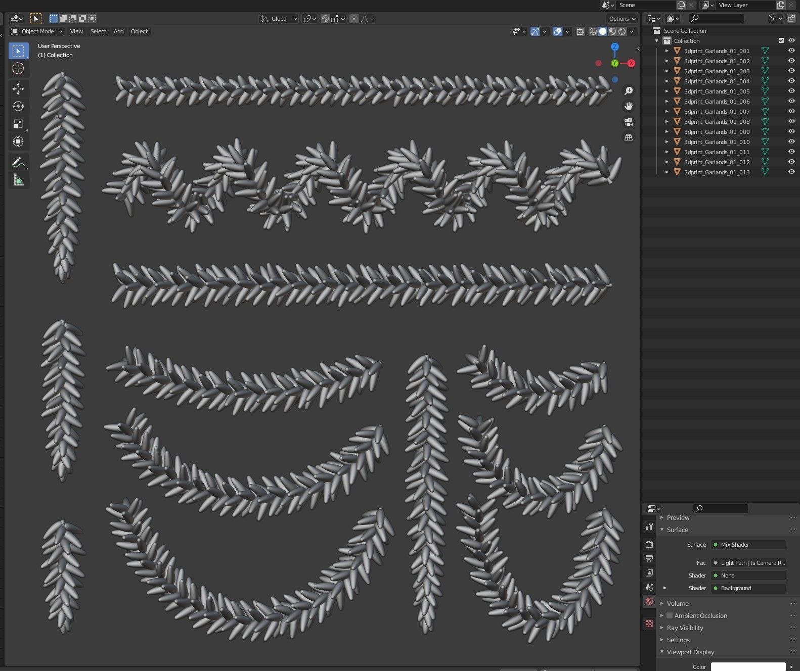3dprint Garlands 01 3D print model_7