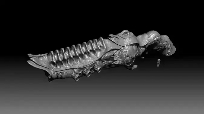 The Pistol - Scorn weapon 3D print model