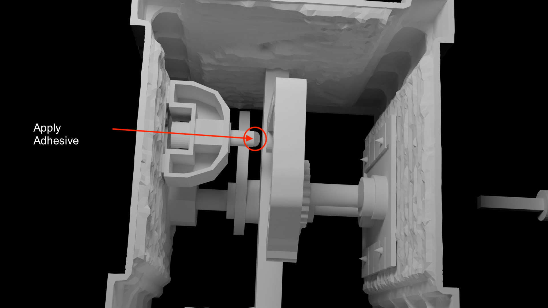 Accurate Haunted Mansion Bricklayer Tomb Anaheim Version  3D print model_11