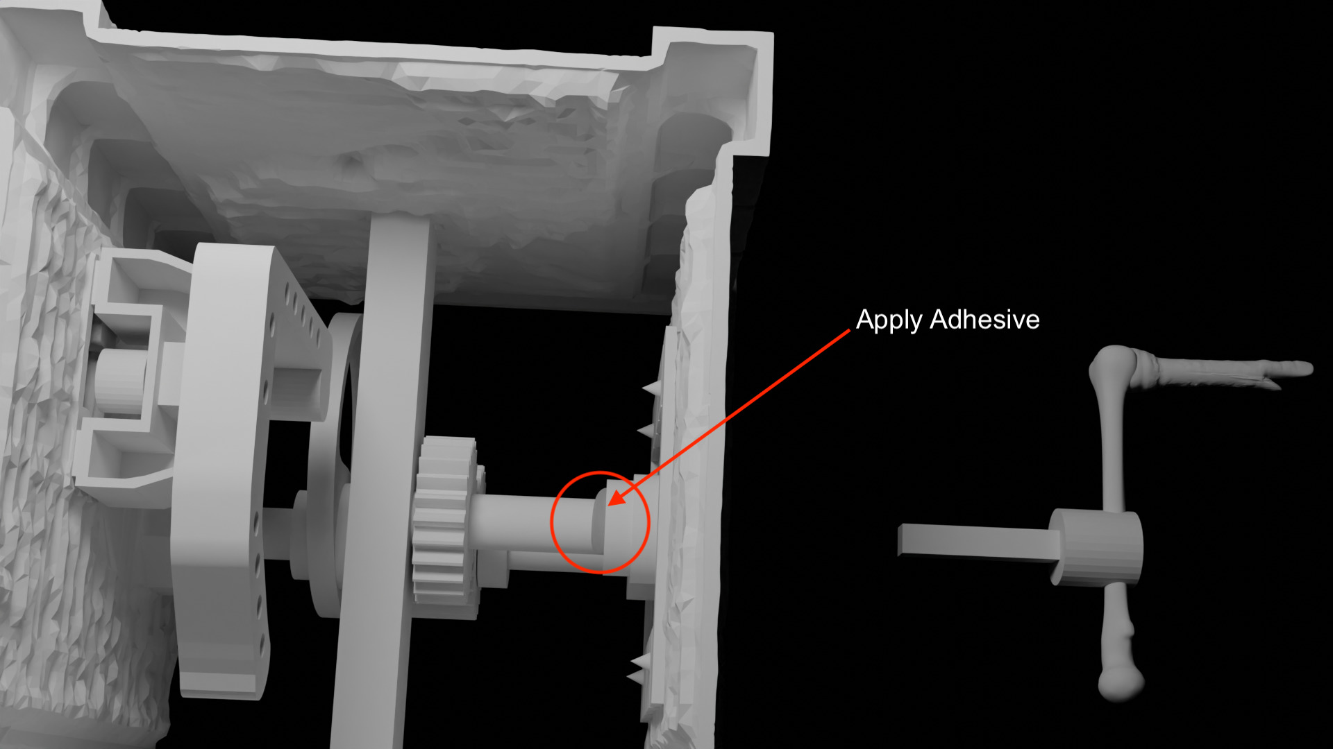 Accurate Haunted Mansion Bricklayer Tomb Anaheim Version  3D print model_14