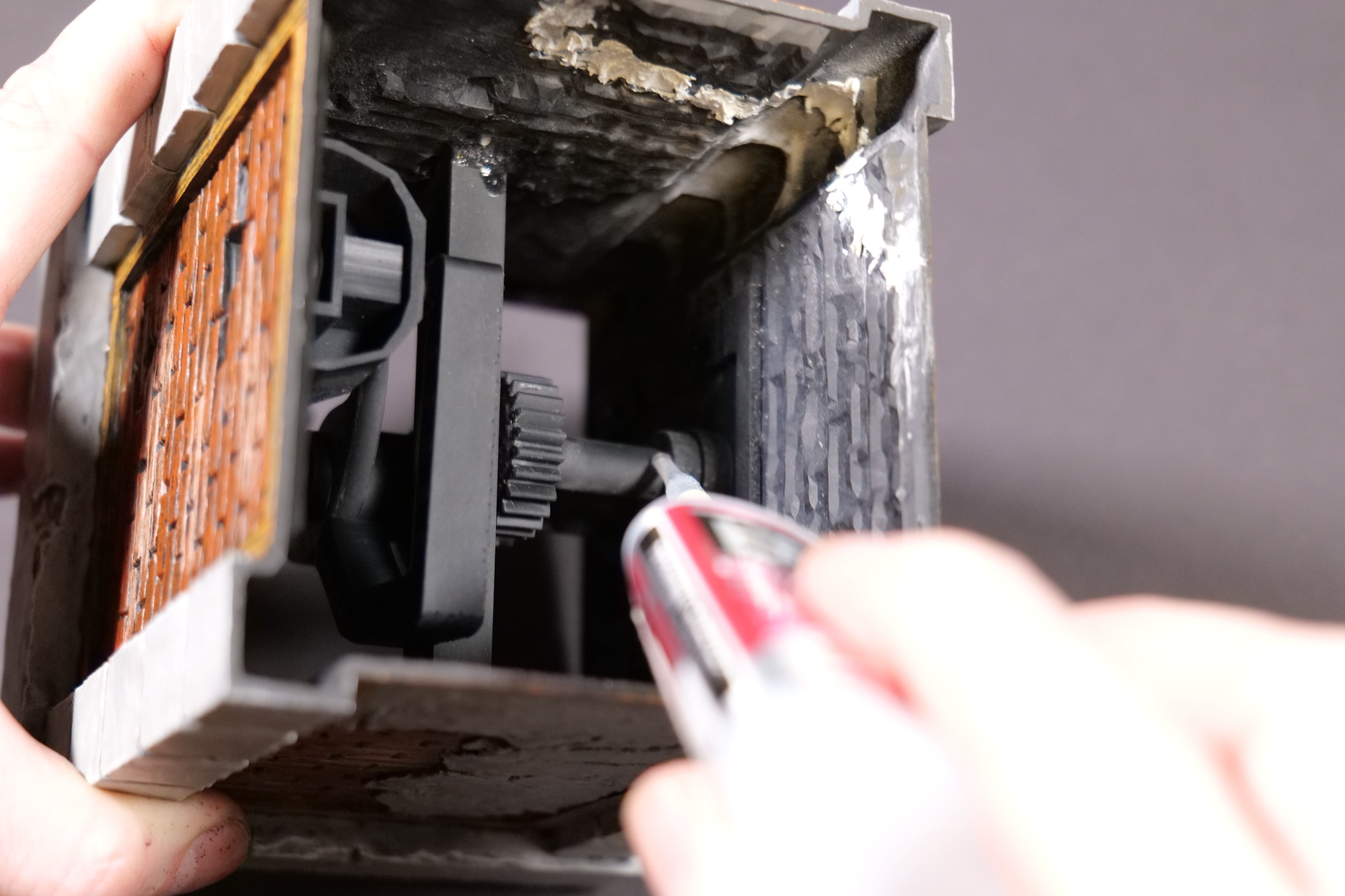 Accurate Haunted Mansion Bricklayer Tomb Anaheim Version  3D print model_13