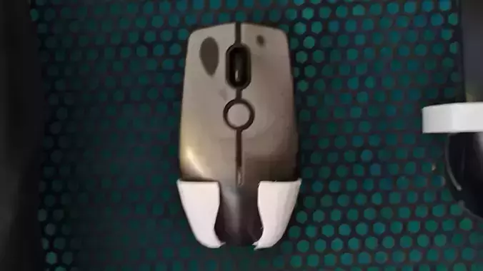 Logitech Mouse Holder 3D print model