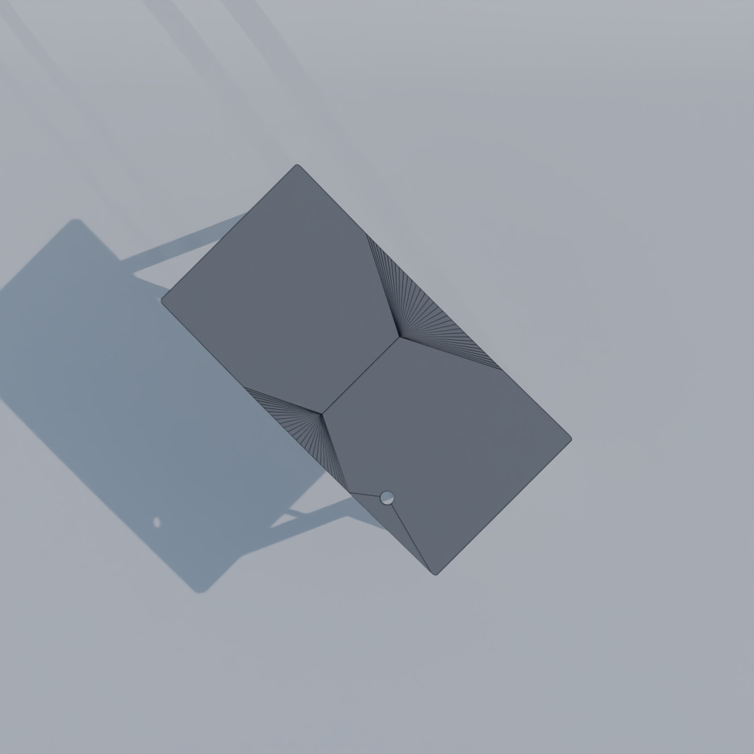 Low Poly Gaming Desk 3D Model - Simple Office Table 3D model_5