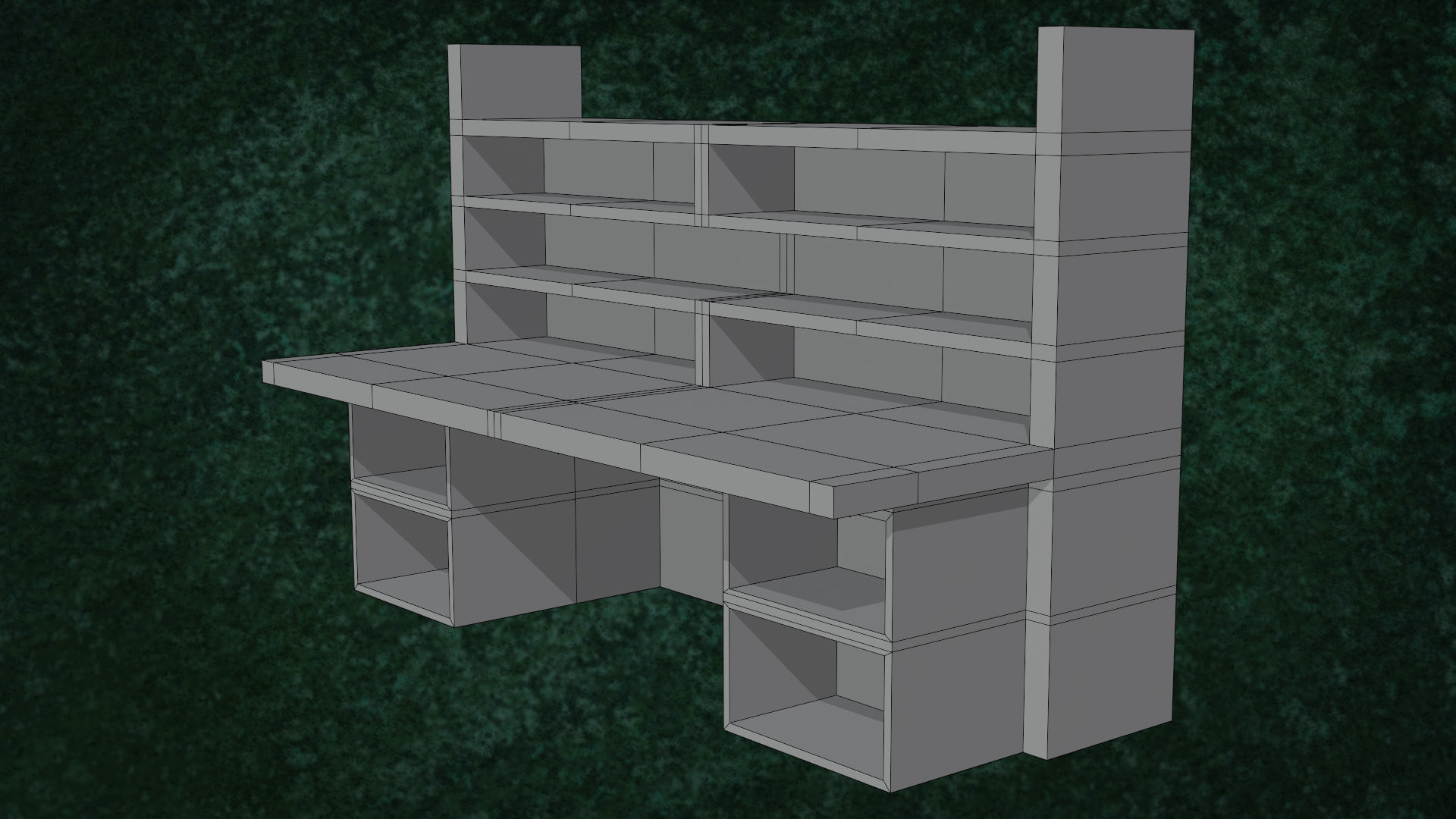 Deco Desks NexVaultFocus Series Lot1 N7-9 Group 3 3D model_17